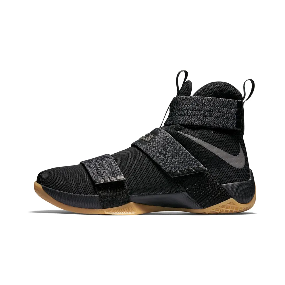 Nike LeBron Zoom Soldier 10 Black Gum Black/Multi Color/Dark Grey (844378-009)