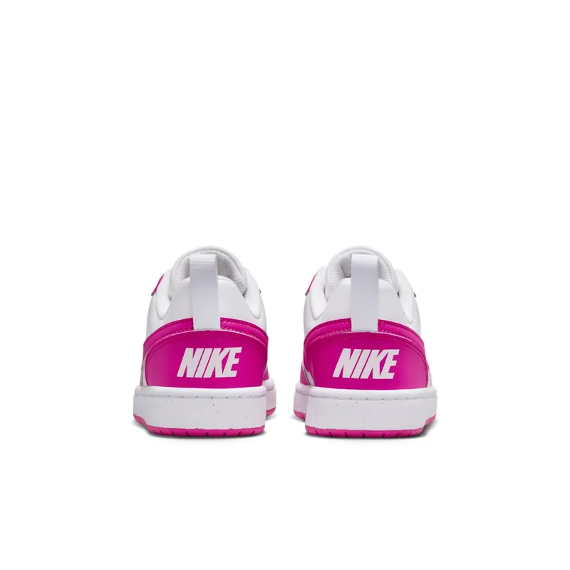 Nike Court Borough Low Recraft GS “Laser Fuchsia White” (DV5456-123)