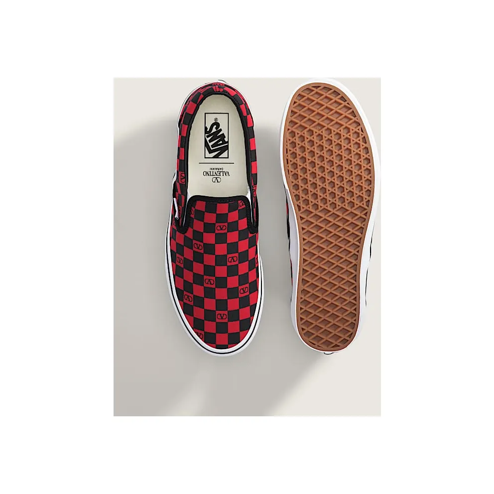 Vans Classic Slip-On Valentino Garavani Checkerboard Red (VN000XW49Y1)