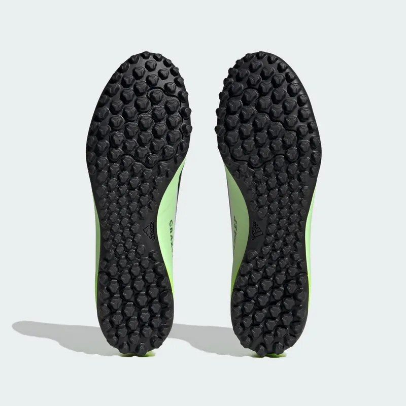 adidas X Crazyfast.4 Turf Cloud White Core Black Lucid Lemon (IE1583)