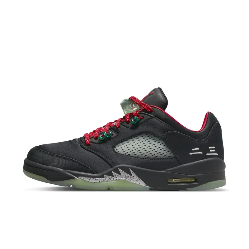 Air Jordan 5 x Clot Low Black Red (DM4640-036)