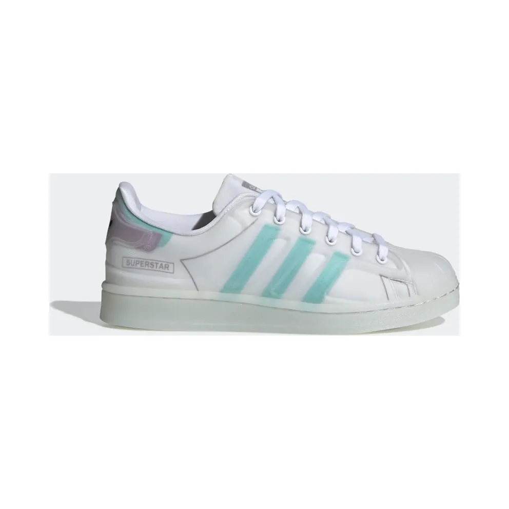 adidas Superstar Futureshell Schuh Cloud White / Acid Mint / Rich Mauve (FY7356)