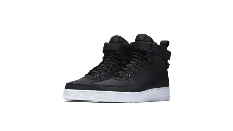 Nike Sf Af1 Mid Black Anthracite-White Black/Anthracite-White (917753-006)