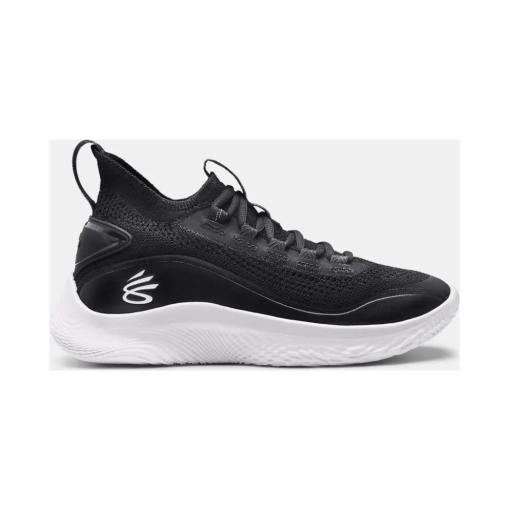 Under Armour Basketball Shoes Grade School Curry Flow 8 Black (3023527-002)