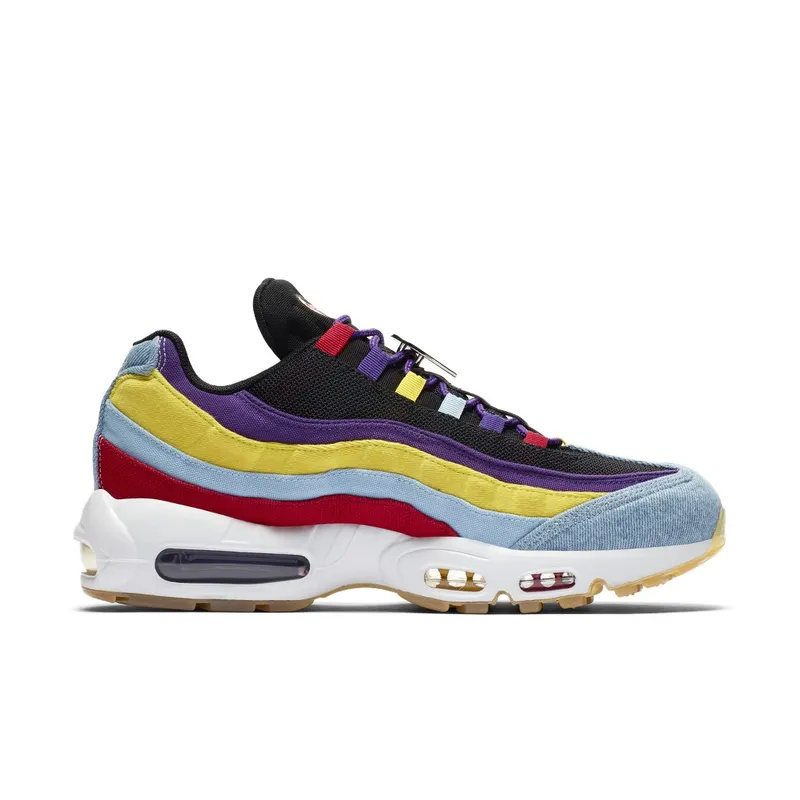 Nike Air Max 95 Premium Psychic Blue Chrome Yellow (2019) (CK5669-400)