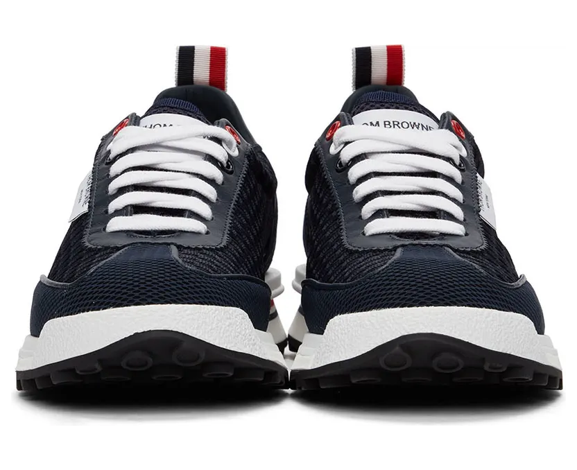 Thom Browne Grey Mesh Tech Runner Sneakers (MFD228B-03193) (2)