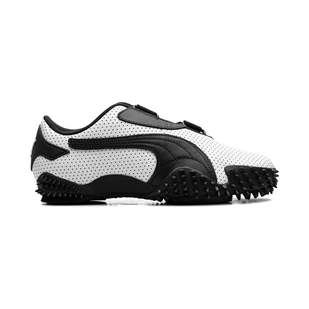 Puma Mostro “Perforated Leather – White / Black” (400992-01)
