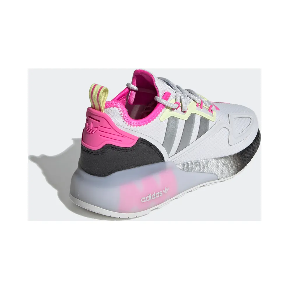 adidas ZX 2K Boost Dash Grey / Silver Metallic / Yellow Tint (FY5695)