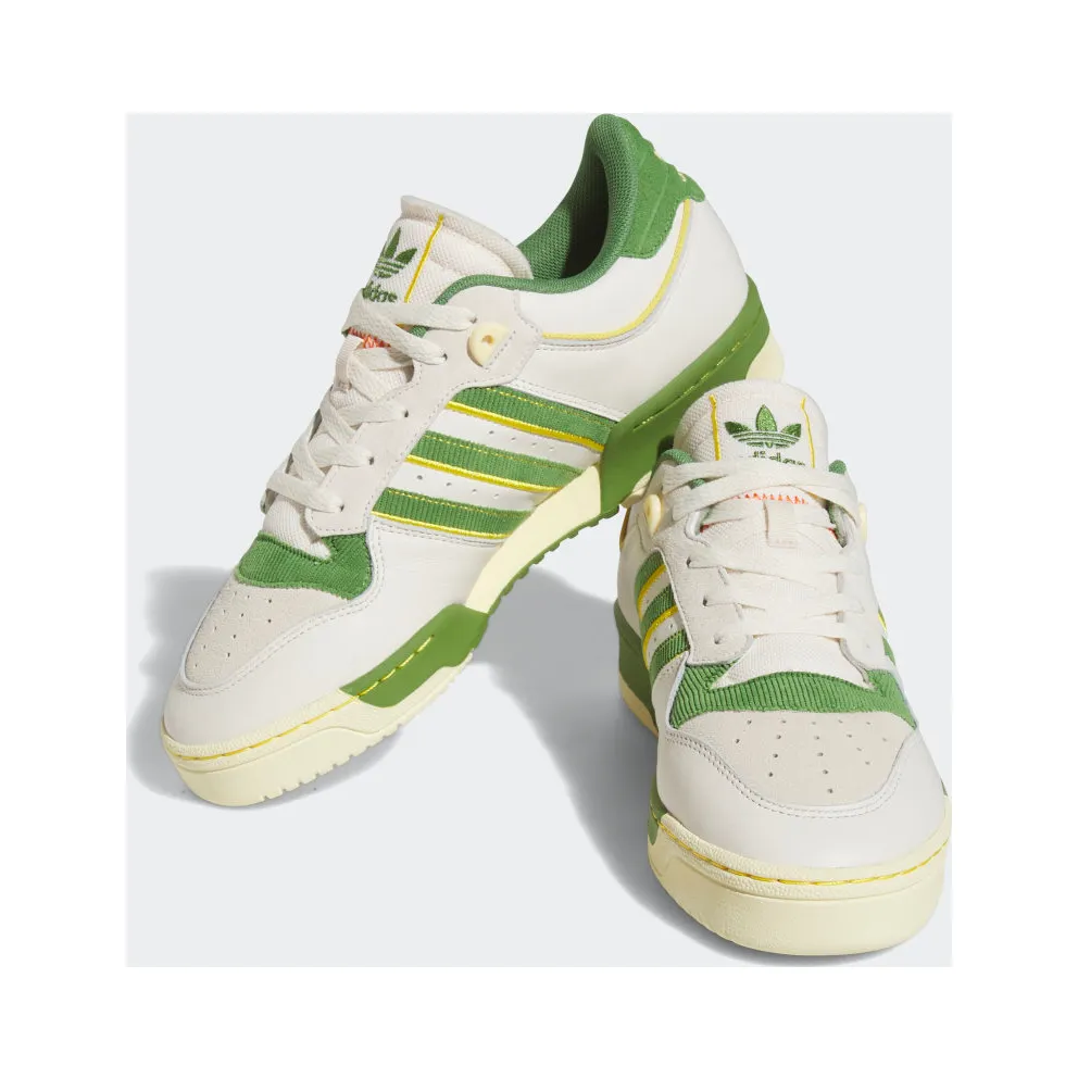 Adidas Rivalry Low 86 Chalk White / Crew Green / Hazy Yellow (FZ6318)