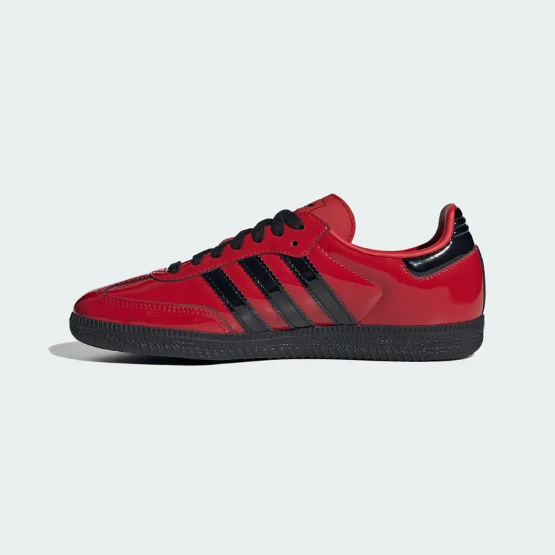 Adidas SAMBA OG “BETTER SCARLET BLACK PATENT” (IH3989)