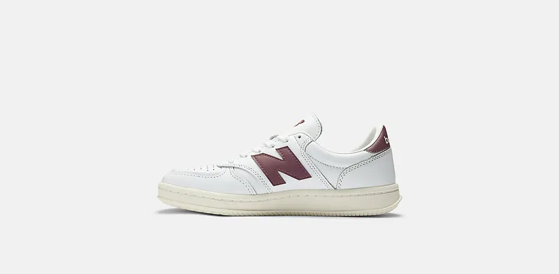 NEW BALANCE T500 “White / Washed Burgundy” (CT500LPB)