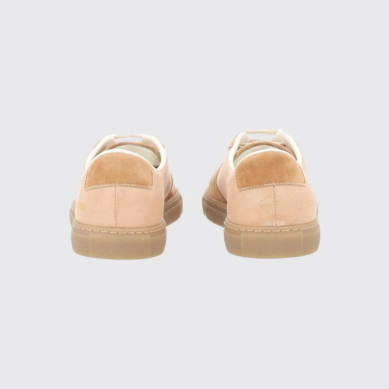 Common projects Two-Tone Nappa and Suede Low-Top Sneakers Beige (62241302) (2)