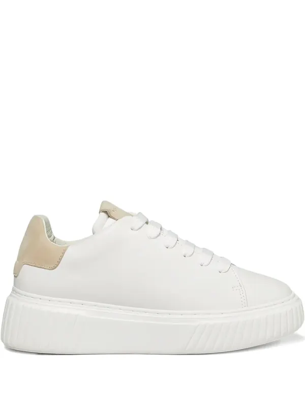 Marc O’Polo Leren with plateauzool – White (MPO40117733501134)
