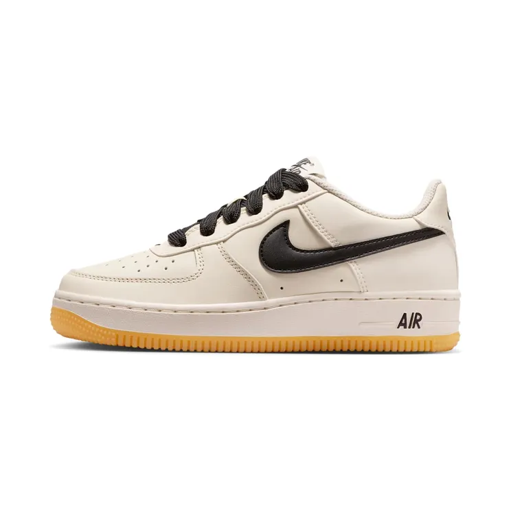 Nike Air Force 1 Low LV8 “Soft Pearl / Gum Light Brown / Metallic Silver / Black” (HQ1911-002)