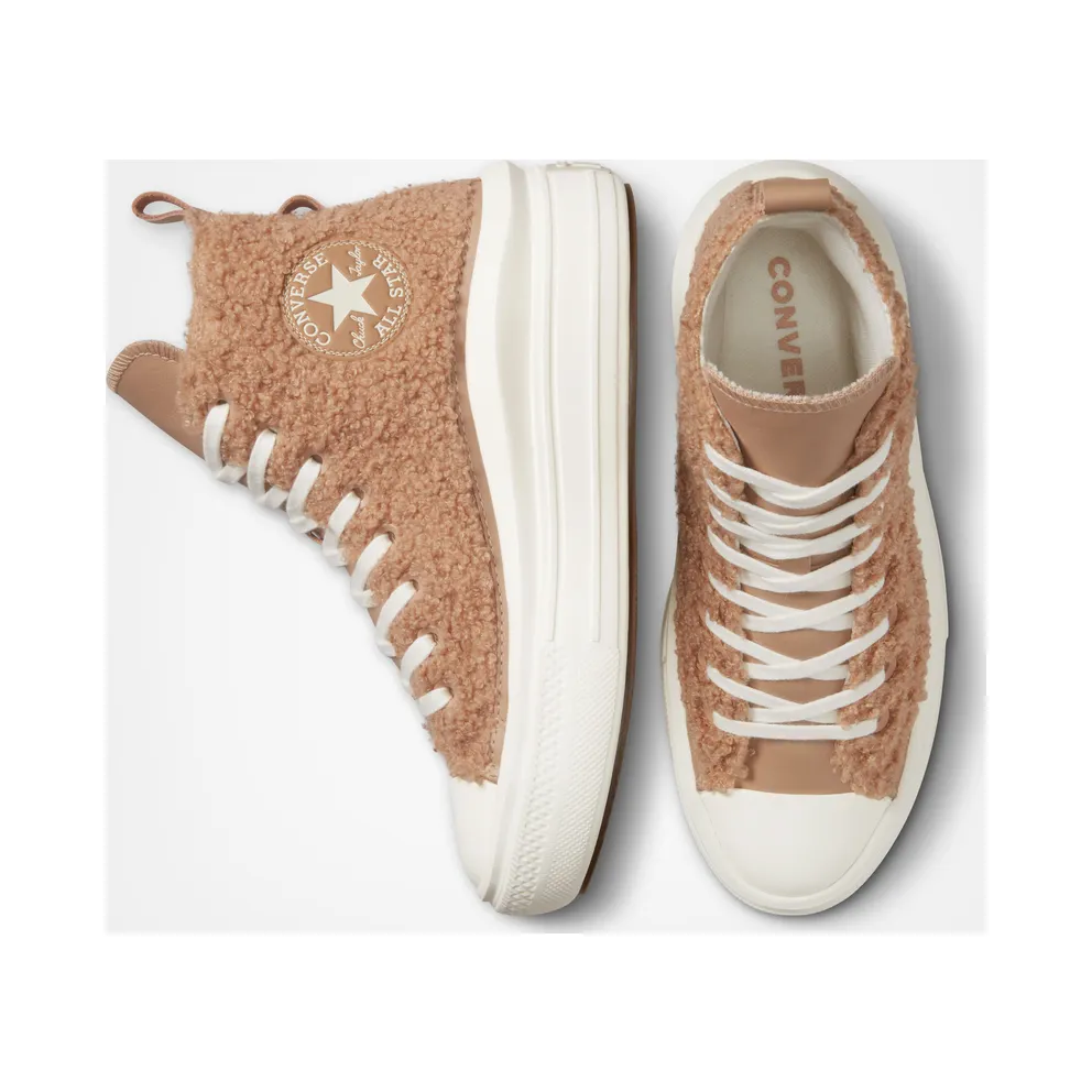 Converse Chuck Taylor All Star Move Platform Sherpa Champagne Tan/egret/egret (A04259C)