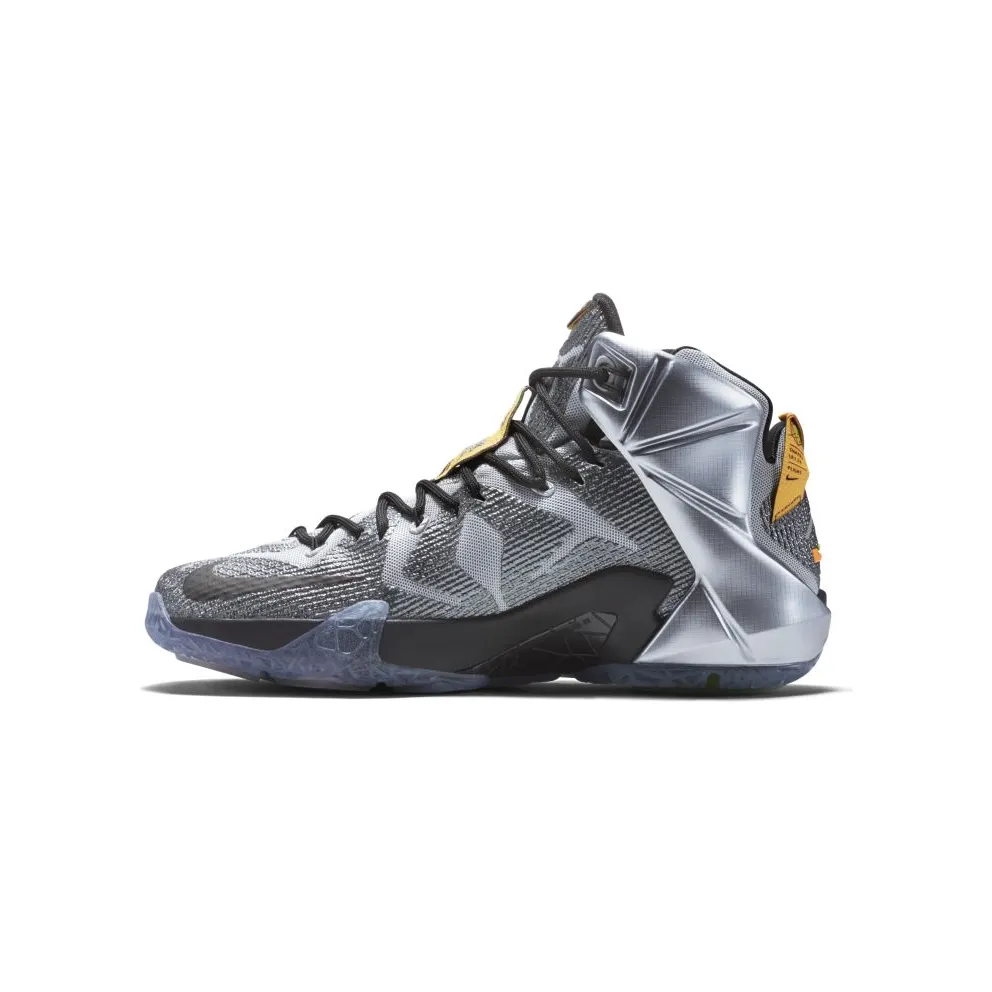Nike LeBron 12 Flight Wolf Grey/Bright Citrus-Black (684593-080)
