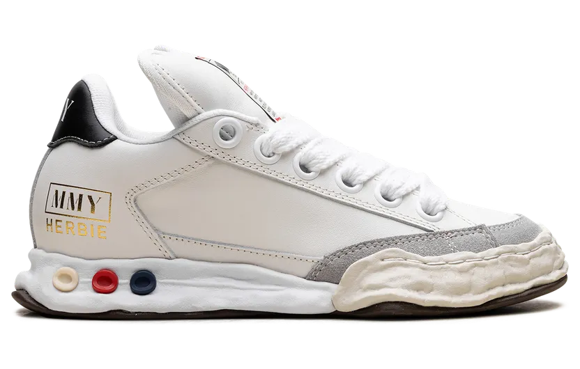 Maison Mihara Yasuhiro Puffer OG Sole Leather Low “WHITE” (A12FW712-WHT) (5)