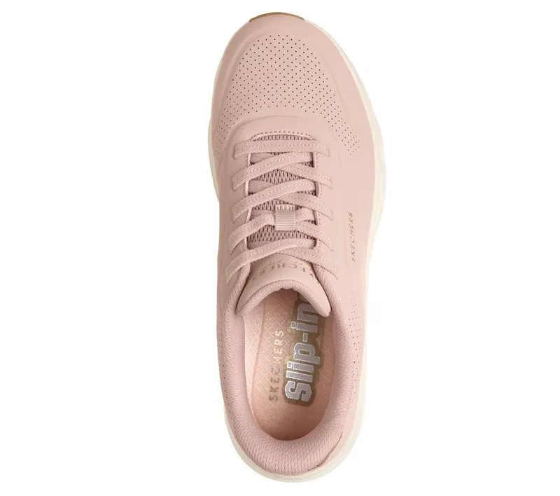 Skechers Slip-ins: UNO Glide-Step – Glide On Air Sneaker Blush Pink