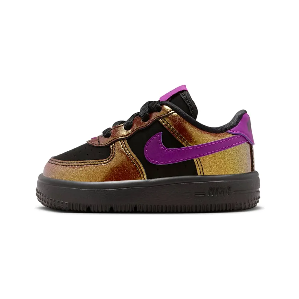 Nike Force 1 Low LV8 4 Glam Rock Black Bold Berry (IQ2739-001)