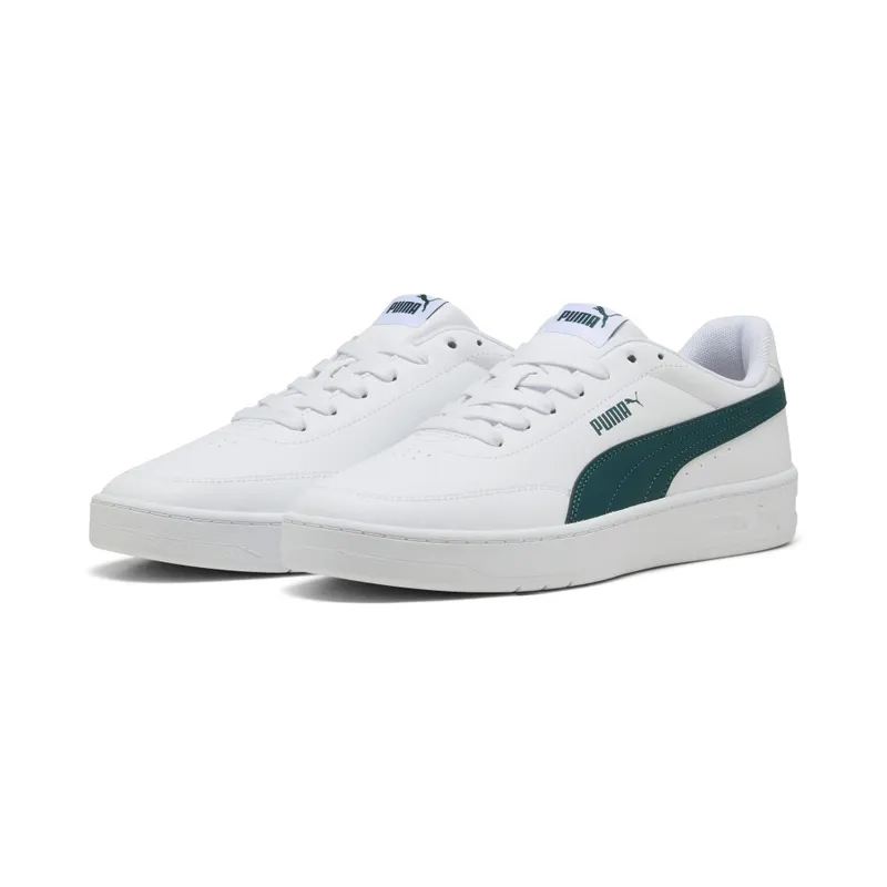 Puma Court Classic Clean “Puma White / Varsity Green” (402223_05)