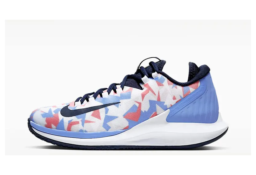 NikeCourt Air Zoom Zero Blue “Royal Pulse / White / Sunblush / Obsidian” (AA8022-406)