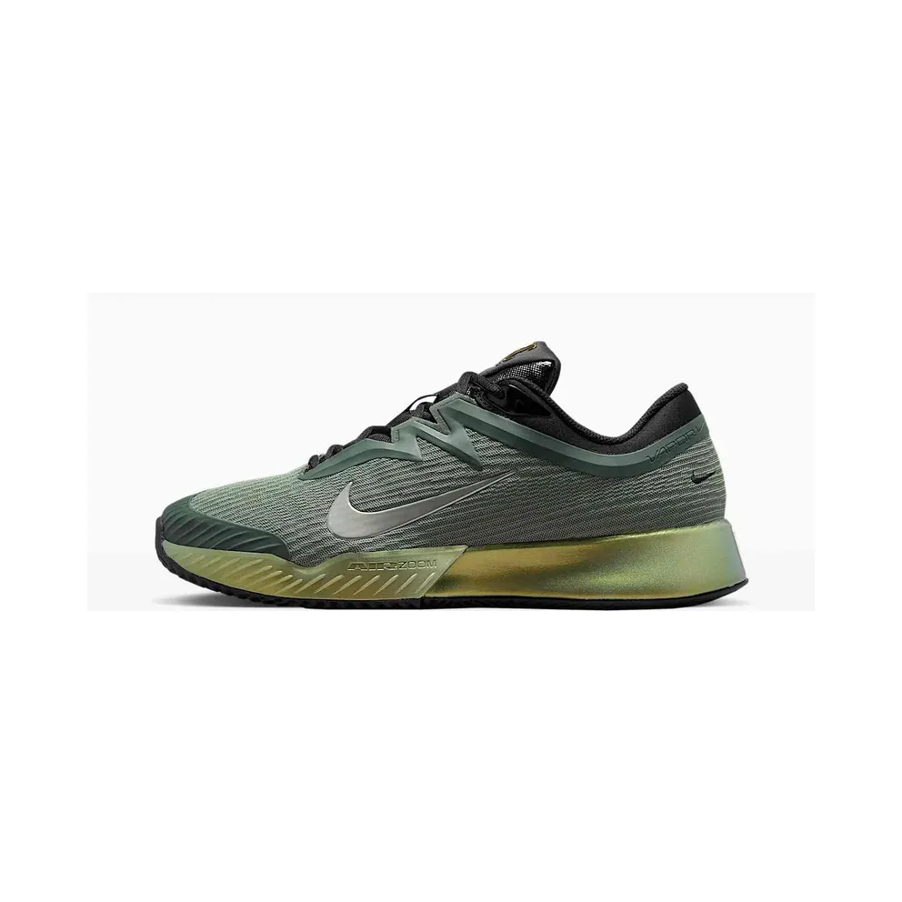 Nike Vapor Pro 3 PRM Clay Court “Camo Green / Pure Platinum / Black / Metallic Gold” (IM4114-300)