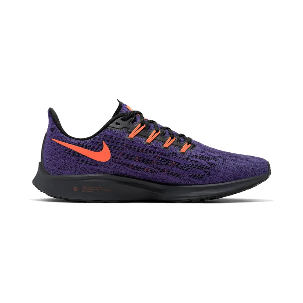 Nike Air Zoom Pegasus 36 Clemson New Orchid/Black-University Orange (CI2064-500)