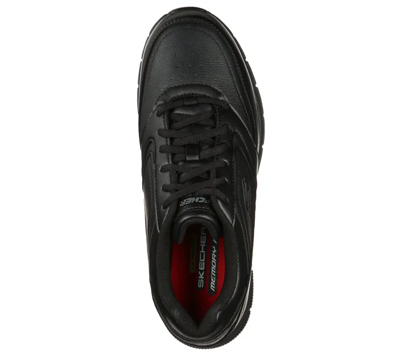 Skechers Work Slip-Resistant Relaxed Fit: Nampa Sneaker Black