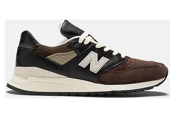 New Balance 998 “Made in USA – Brown / Black” (U998RE)