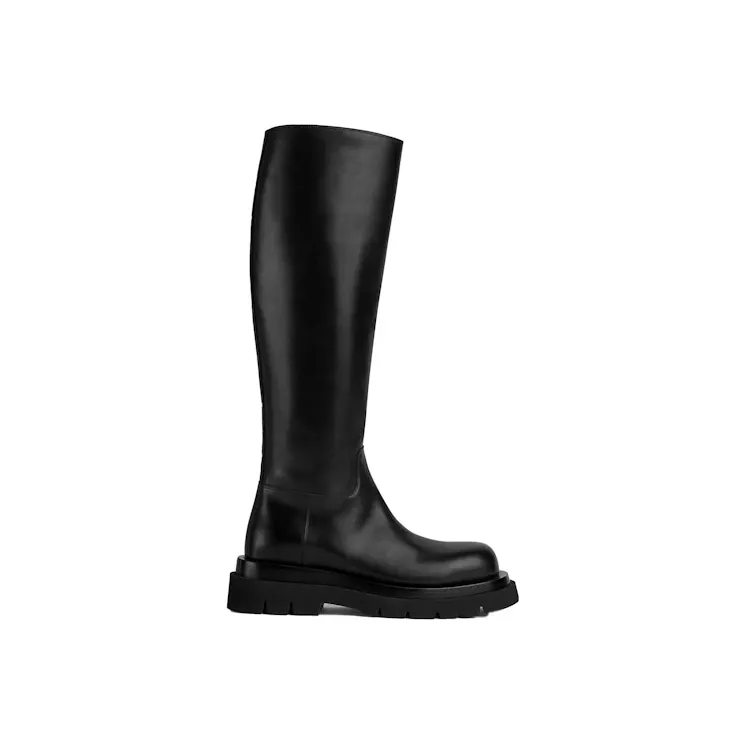 Bottega Venetta Knee High Lug Boot Black (716225 V1AO0 1000)