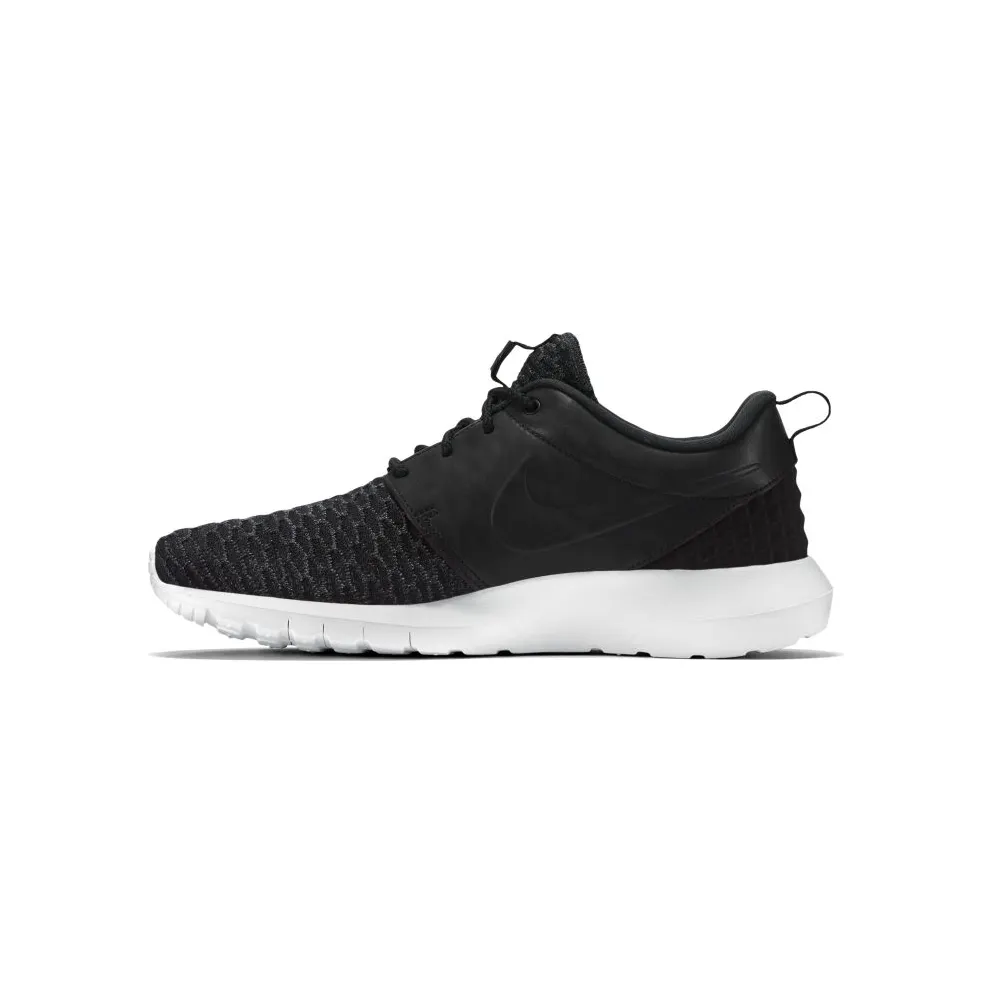 Nike Roshe Run Flyknit PRM Black White Black/Black-Dark Grey-White (746825-001)