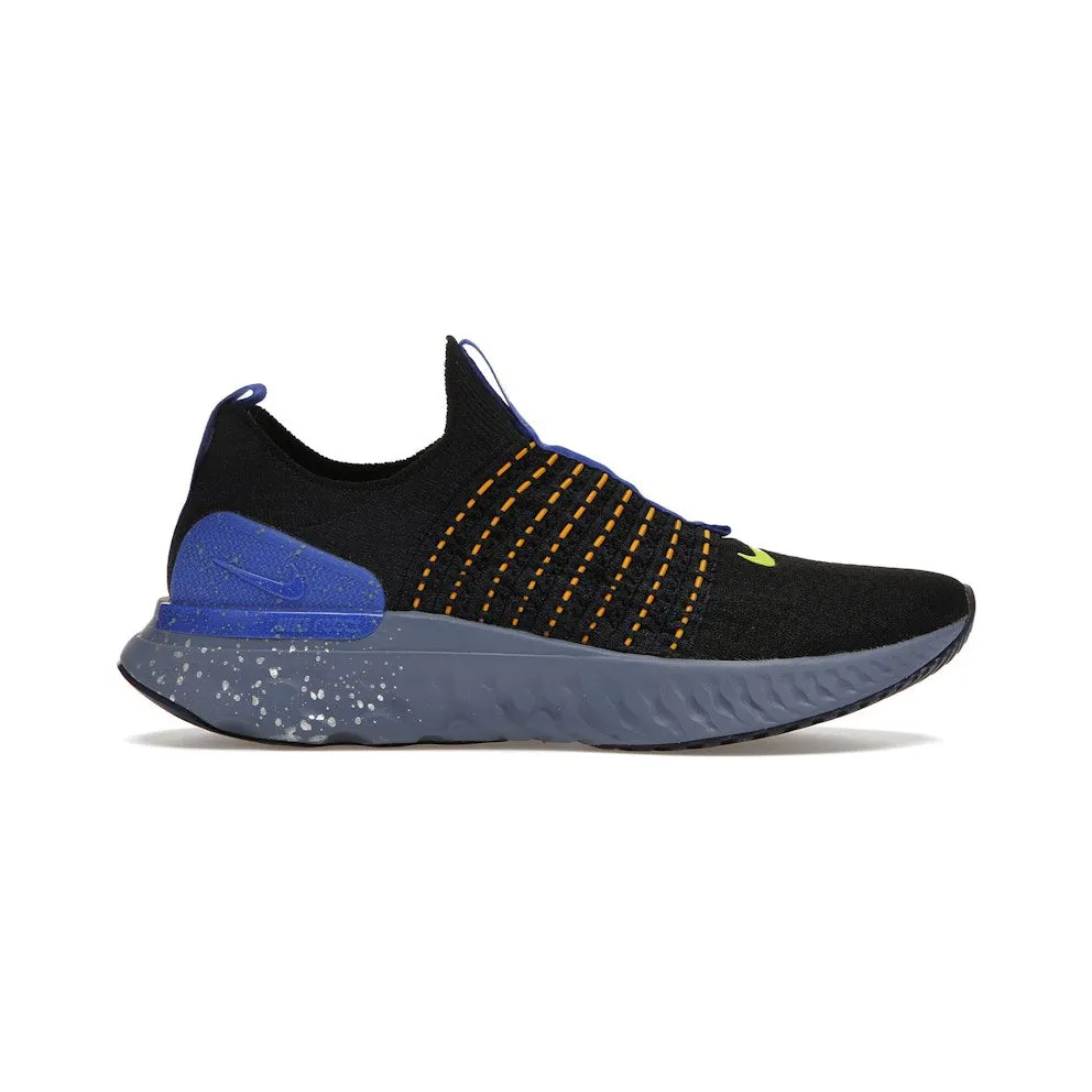Nike React Phantom Run Flyknit 2 Black Hyper Royal (DZ4849-001)