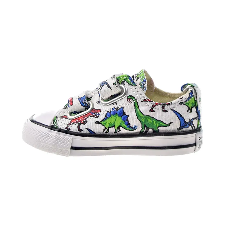 Converse Chuck Taylor All Star 2V Strap Ox TD “White-Green-University Red” (770166F)
