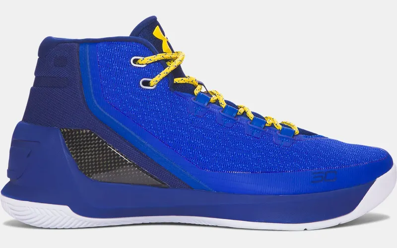Under Armour UA Curry 3 Dub Nation Heritage Team Royal/Caspian/Taxi (1269279-400)