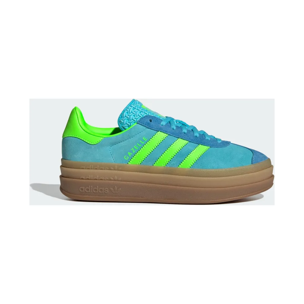 adidas Gazelle Bold Blue Glow Solar Green Bright Blue (JS3896)