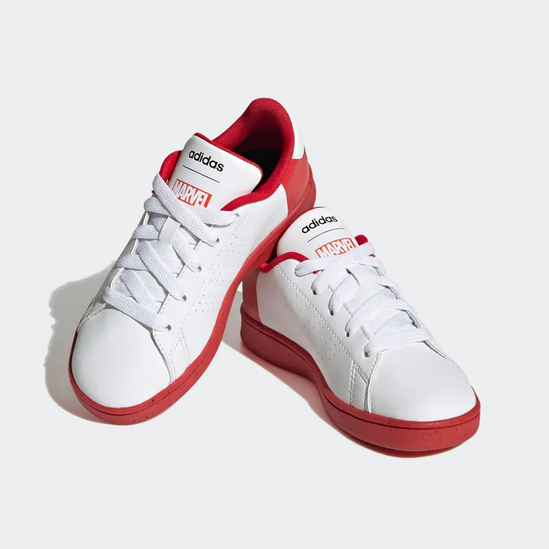 Adidas adidas x Marvel Advantage Spider-Man Lace Cloud White / Cloud White / Better Scarlet (HQ8838)