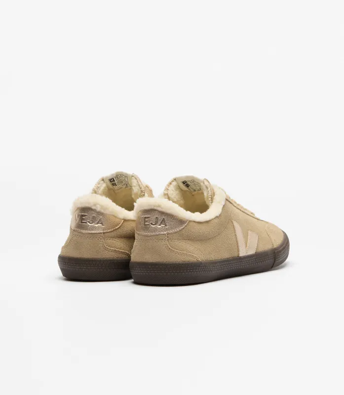 Veja Volley Suede with Shearling Lining Platinum (VU0321860)