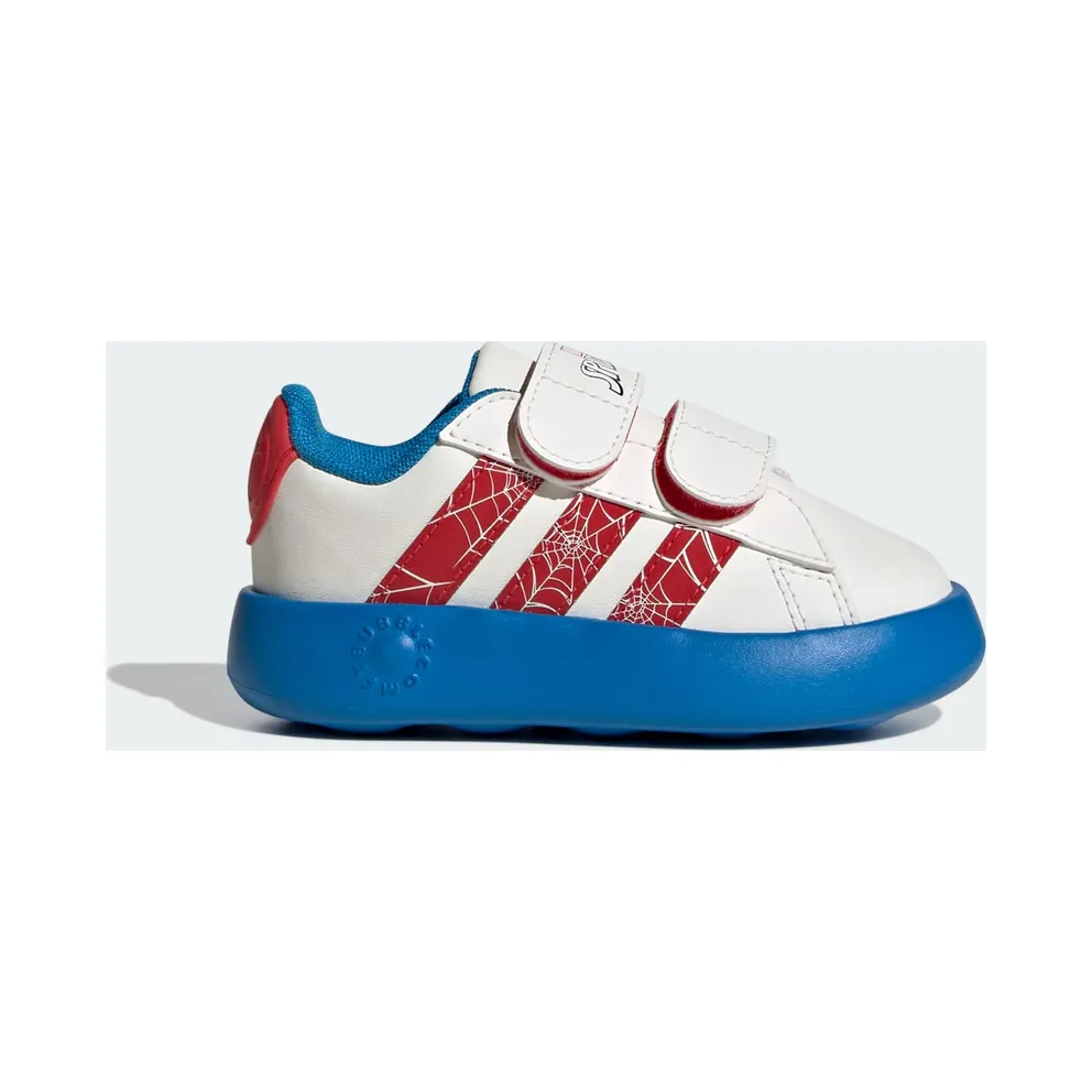 Adidas adidas x Marvel Spider-Man Grand Court Kids Cloud White / Pure Ruby / Bright Blue (JQ8072)