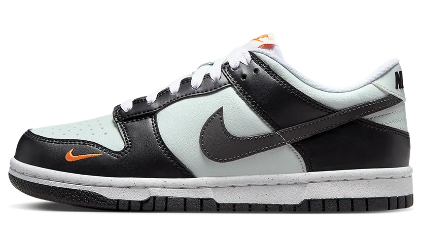 Nike Dunk Low Next Nature GS “Black Bright Mandarin” (FN7784-001)