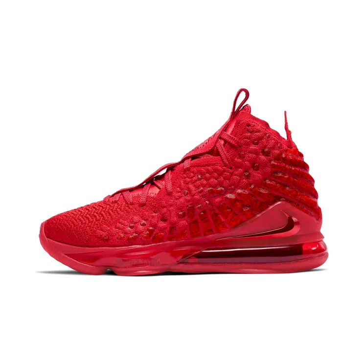 LeBron 17 Red Carpet “University Red / Bright Crimson” (BQ3177-600)