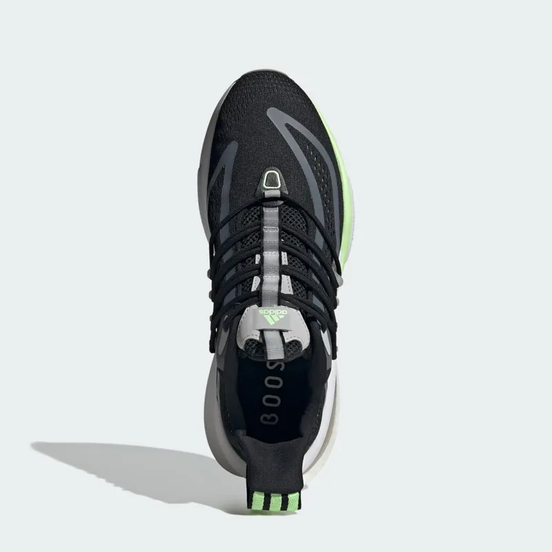 adidas Alphaboost V1 Core Black / Charcoal Solid Grey / Green Spark (IG3628)