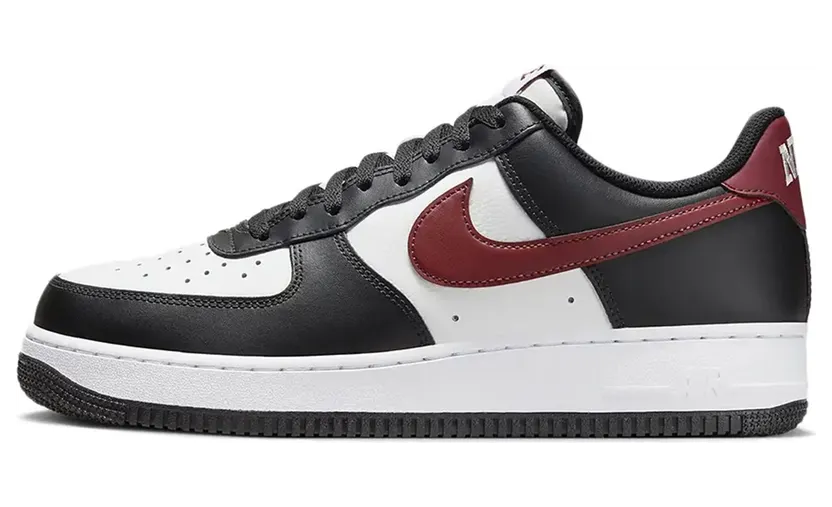 Nike Air Force 1 Low ’07 Black White Dark Team Red (FZ4615-001)