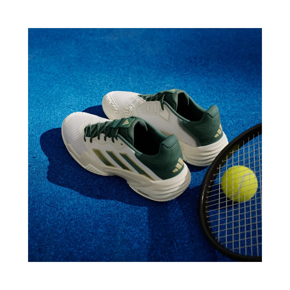 Adidas Barricade 13 Tennis Core White / Gold Metallic / Collegiate Green (IH5140)