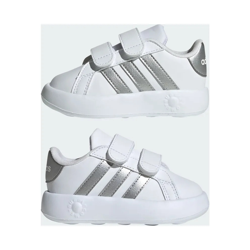 adidas Grand Court 2.0 Kids Cloud White / Matte Silver / Cloud White (ID5274)