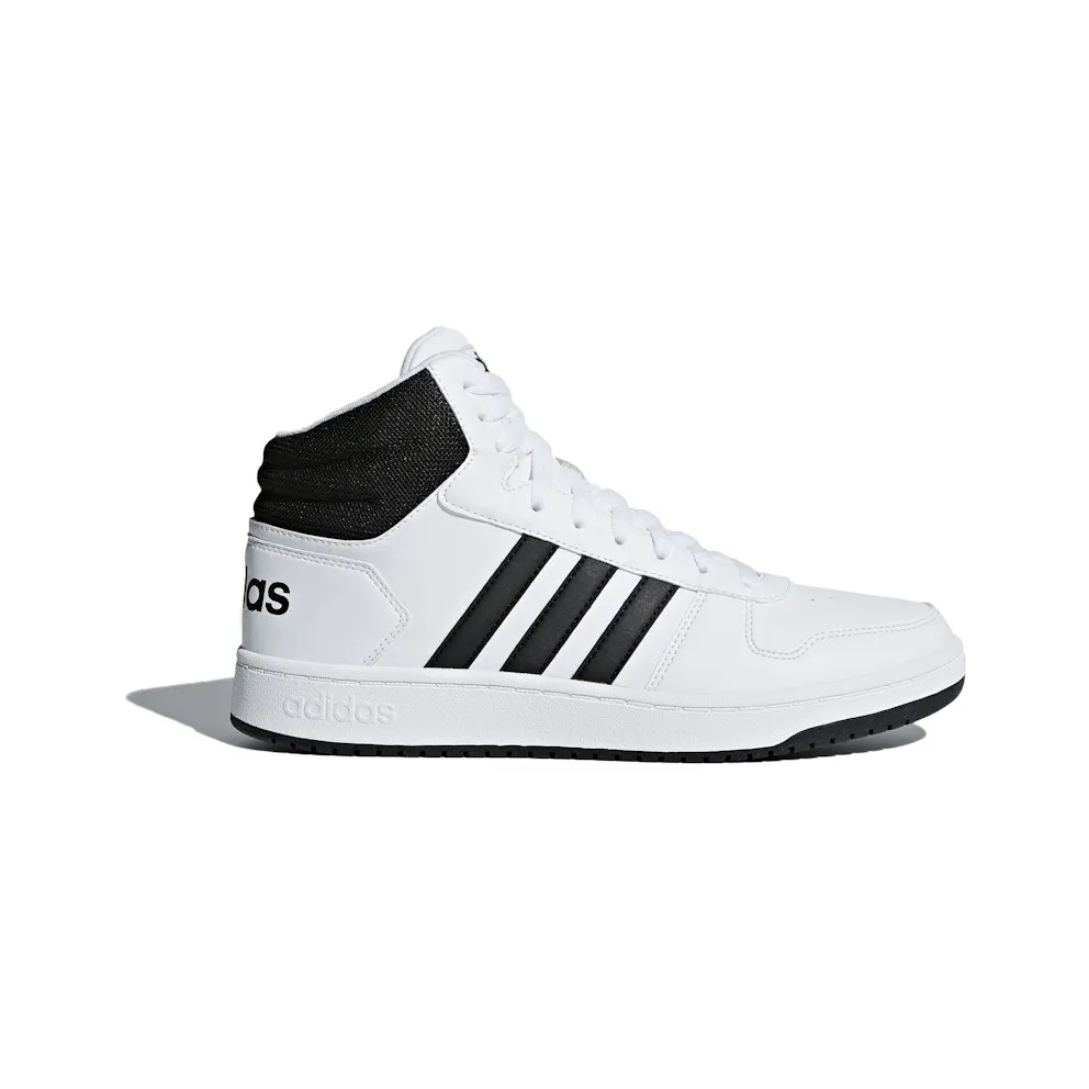 Adidas Neo Hoops 2.0 Mid ‘White Black’ Cloud White/Core Black/Core Black (BB7208)