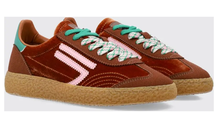 Puraai 6.01 XS Sneakers in Vegan Leather and Recycled Microsuede Tobacco (PU601X044)