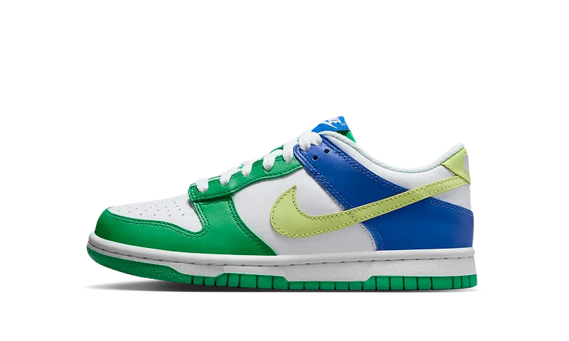 Nike Dunk Low GS “Green/Blue” (FN6973-100)