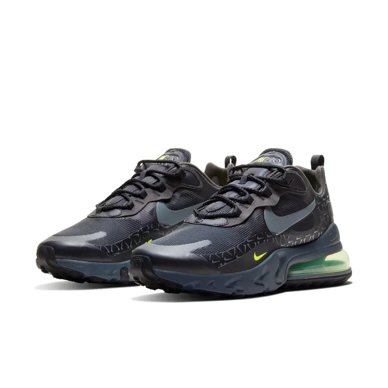 Nike Air Max 270 React Just Do It Pack Black Black/Wolf Grey-Green-Volt (CT2538-001)