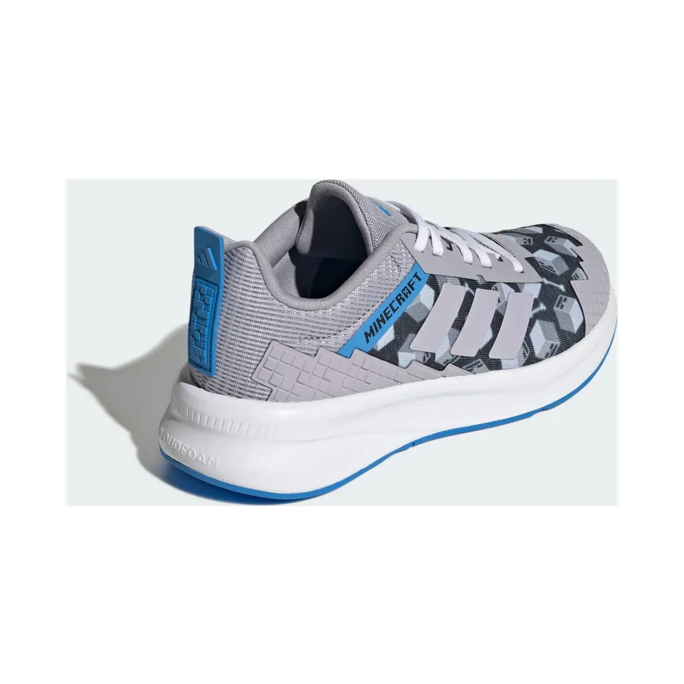 Adidas ADIDAS MINECRAFT FORTARUN 4.0 Shoes JUNIOR Glory Grey / Glory Grey / Lucid Ray Blue (JR1933)