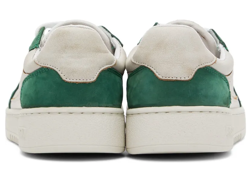 Axel Arigato Off-White & Green Dice Lo Sneakers (41005) (2)
